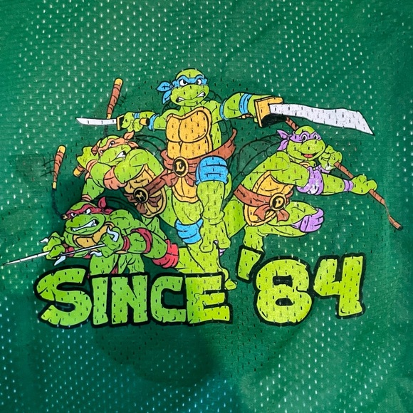 2 for $30 ⭐️Reversible TMNT jersey. Size small/medium - Picture 4 of 5